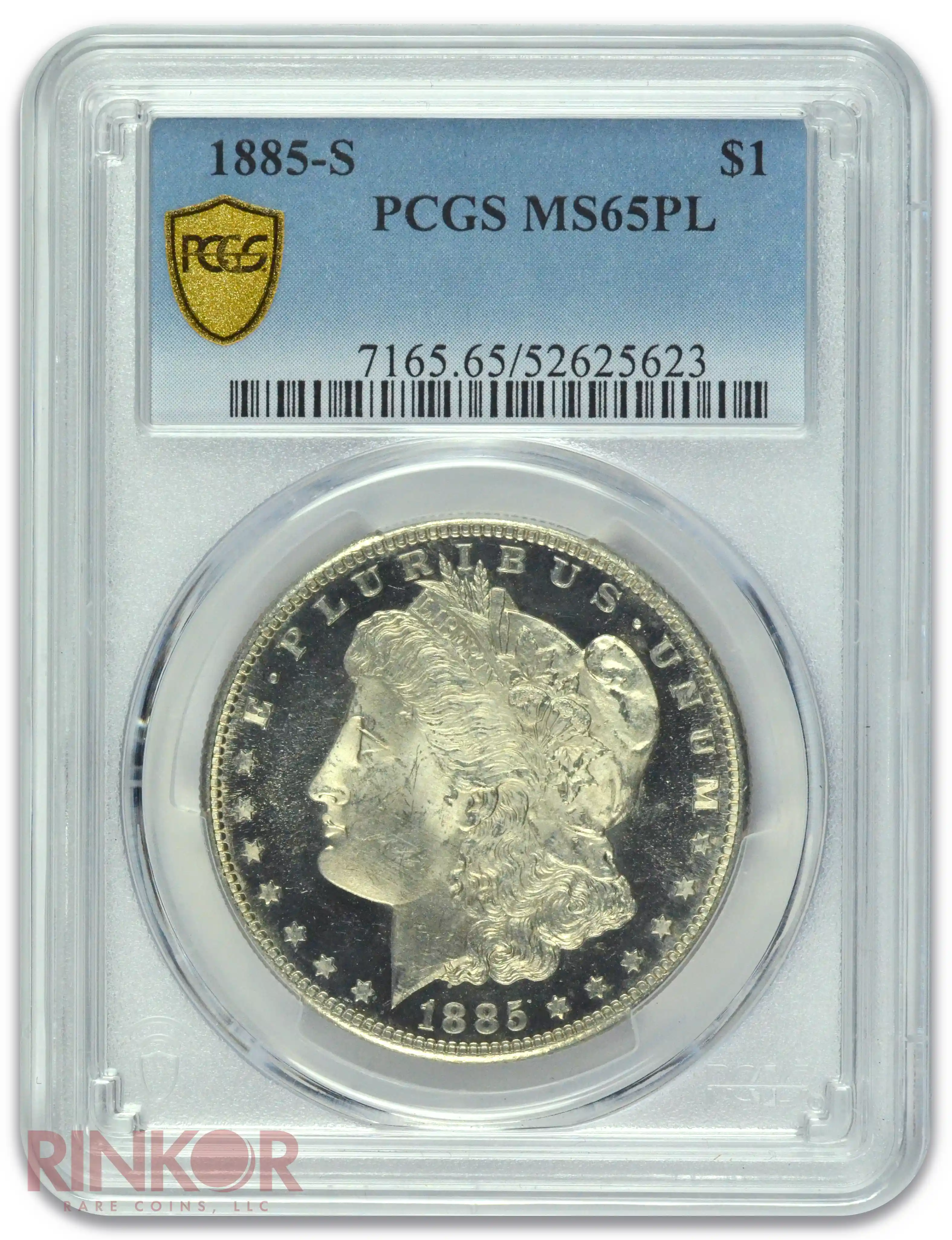 1885-S $1 Morgan Dollar PCGS MS 65 PL