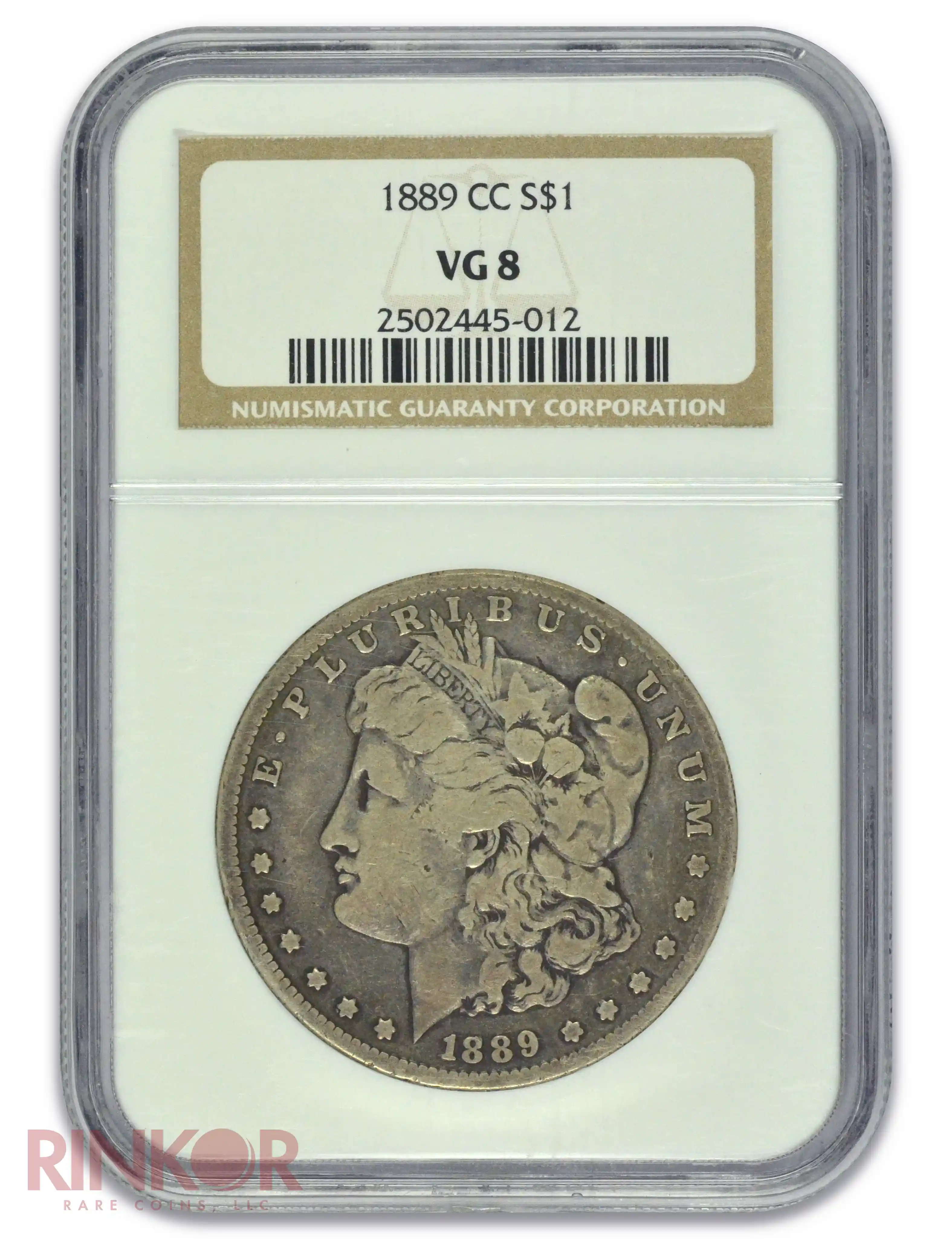 1889-CC $1 Morgan Dollar NGC VG-08