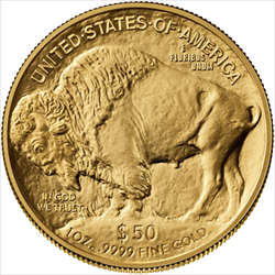 2025 1 OZ AMERICAN GOLD BUFFALO  Reverse