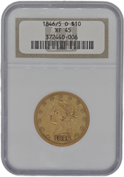 1846/5-O Liberty Head NGC XF45