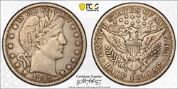 1895-O 50c PCGS VF30 