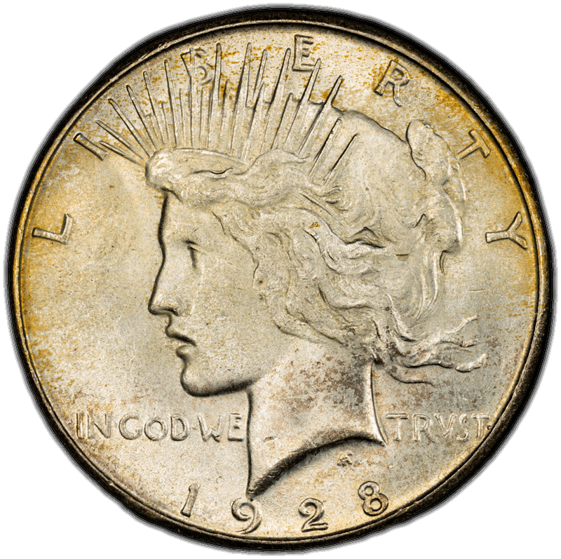 1928-S $1 PCGS MS 64