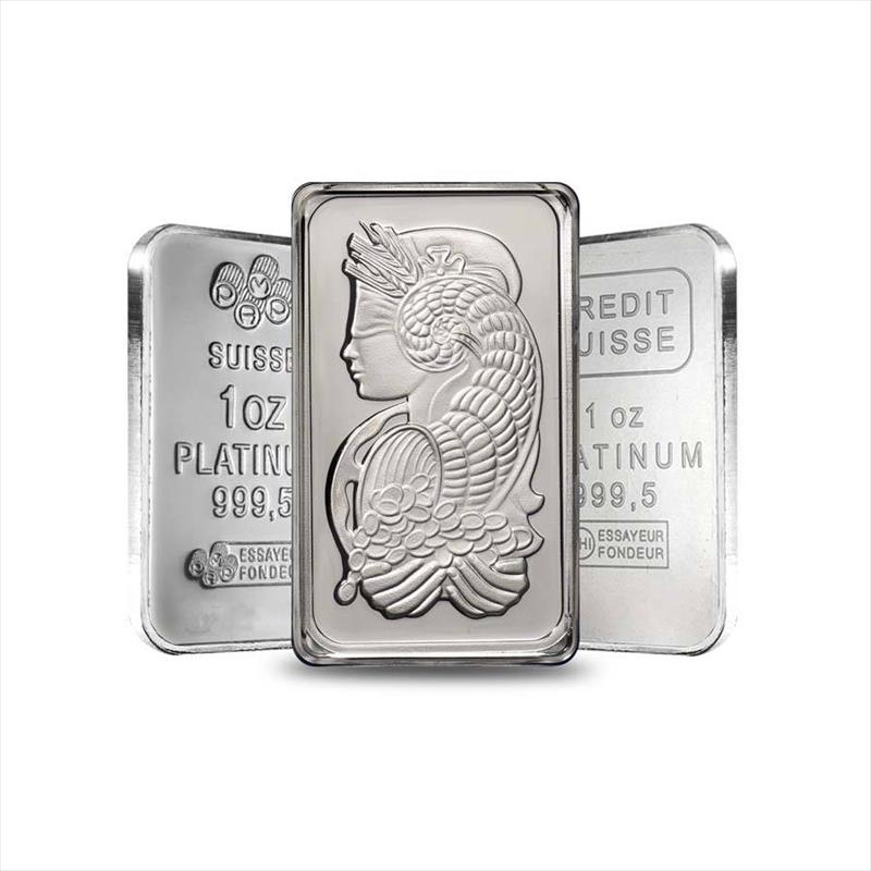 1oz Platinum Bar -Assorted Mints and Designs- 