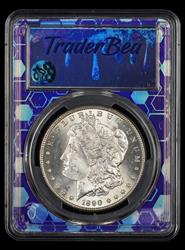 1890-CC $1 Tailbar PCGS MS 64