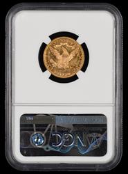 1893 $5 NGC  MS63PL