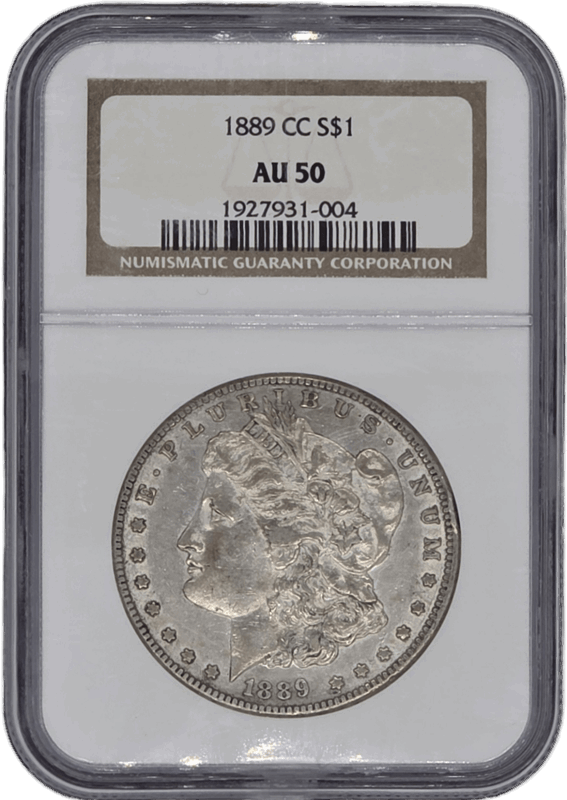 1889-CC $1 NGC AU50 
