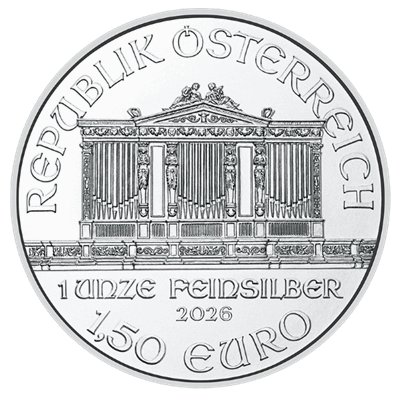 2026 1 OZ AUSTRIAN SILVER PHILHARMONIC 
