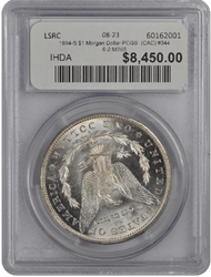 1894-S $1 Morgan Dollar PCGS  (CAC) #3446-2 MS65