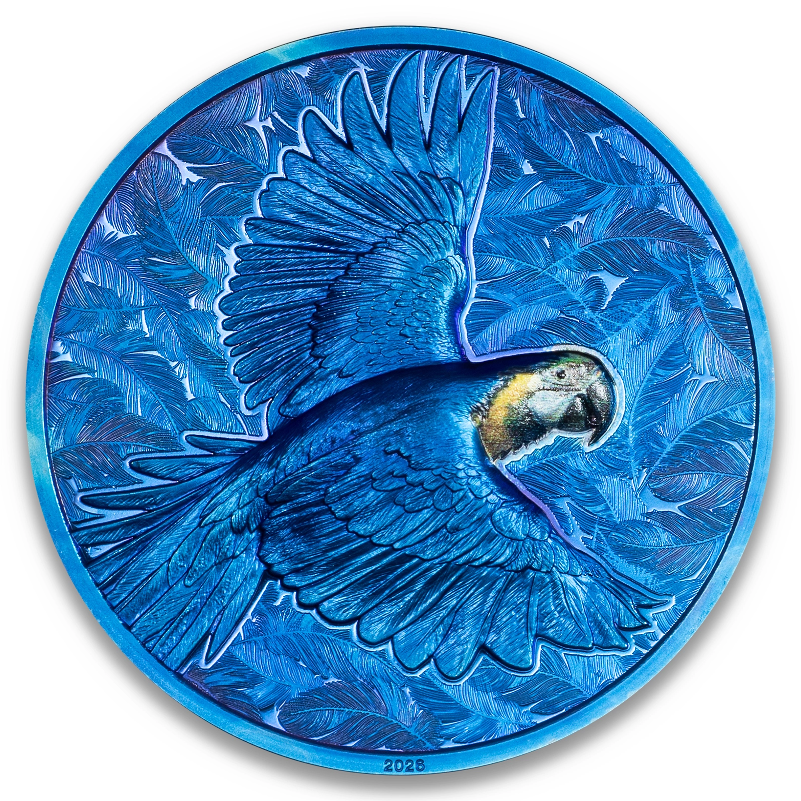 2026 Cook Islands Spectrum - Parrot 1oz Silver Coin Ultra High Relief