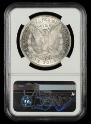 1878 S $1 VAM-17A Denticle Clash Hitlist 40 Bill Fivaz Signature Label NGC MS 61