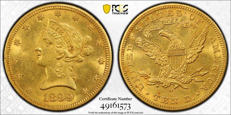 1899-O Liberty Head PCGS MS61