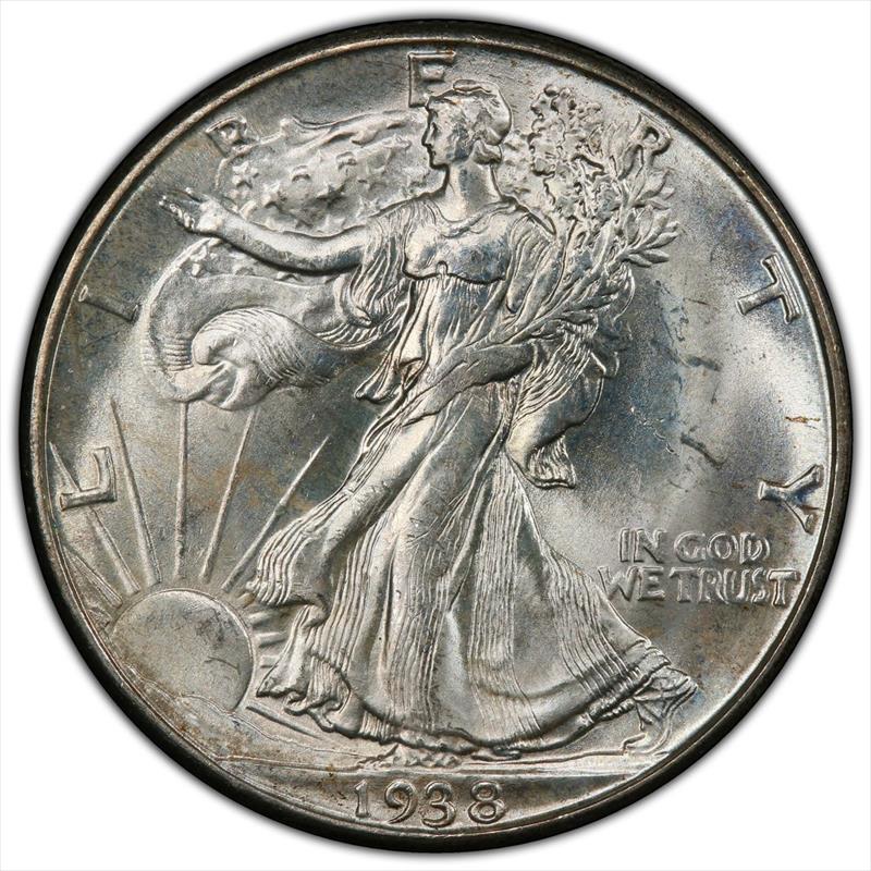 1938-D 50C PCGS MS 64 CAC