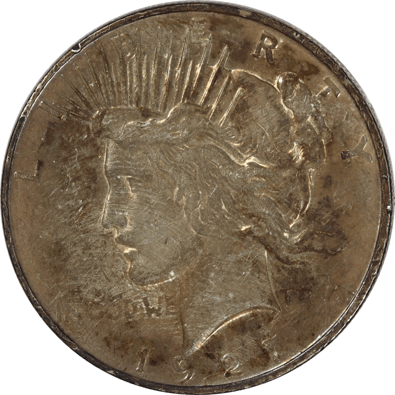 1927-D Peace Silver Dollar $1, Circulated, Extra Fine