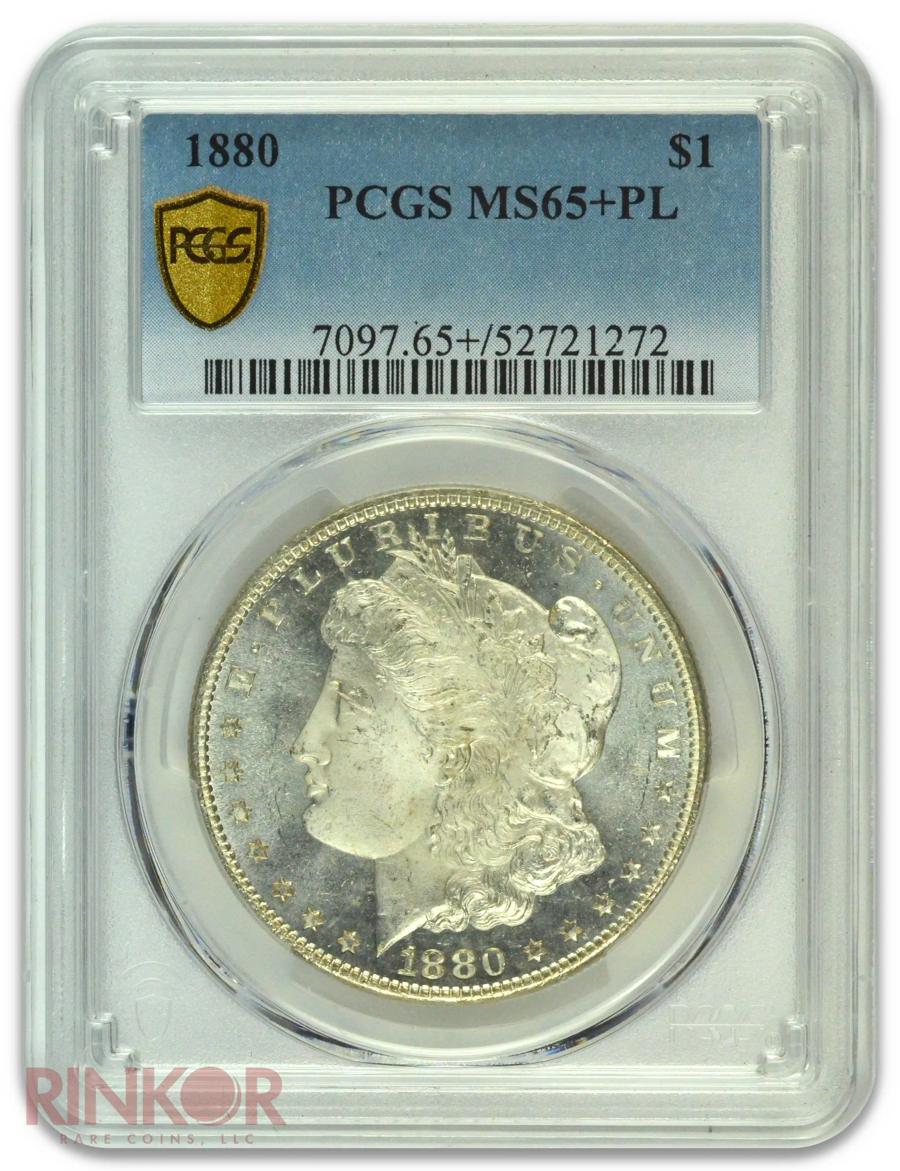 1880 $1 Morgan Dollar PCGS MS 65+ PL