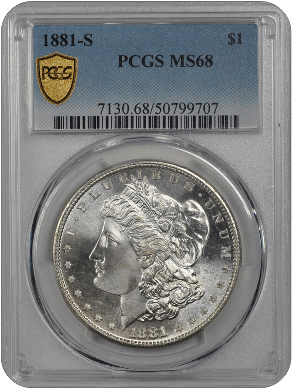 1881-S Morgan PCGS MS 68