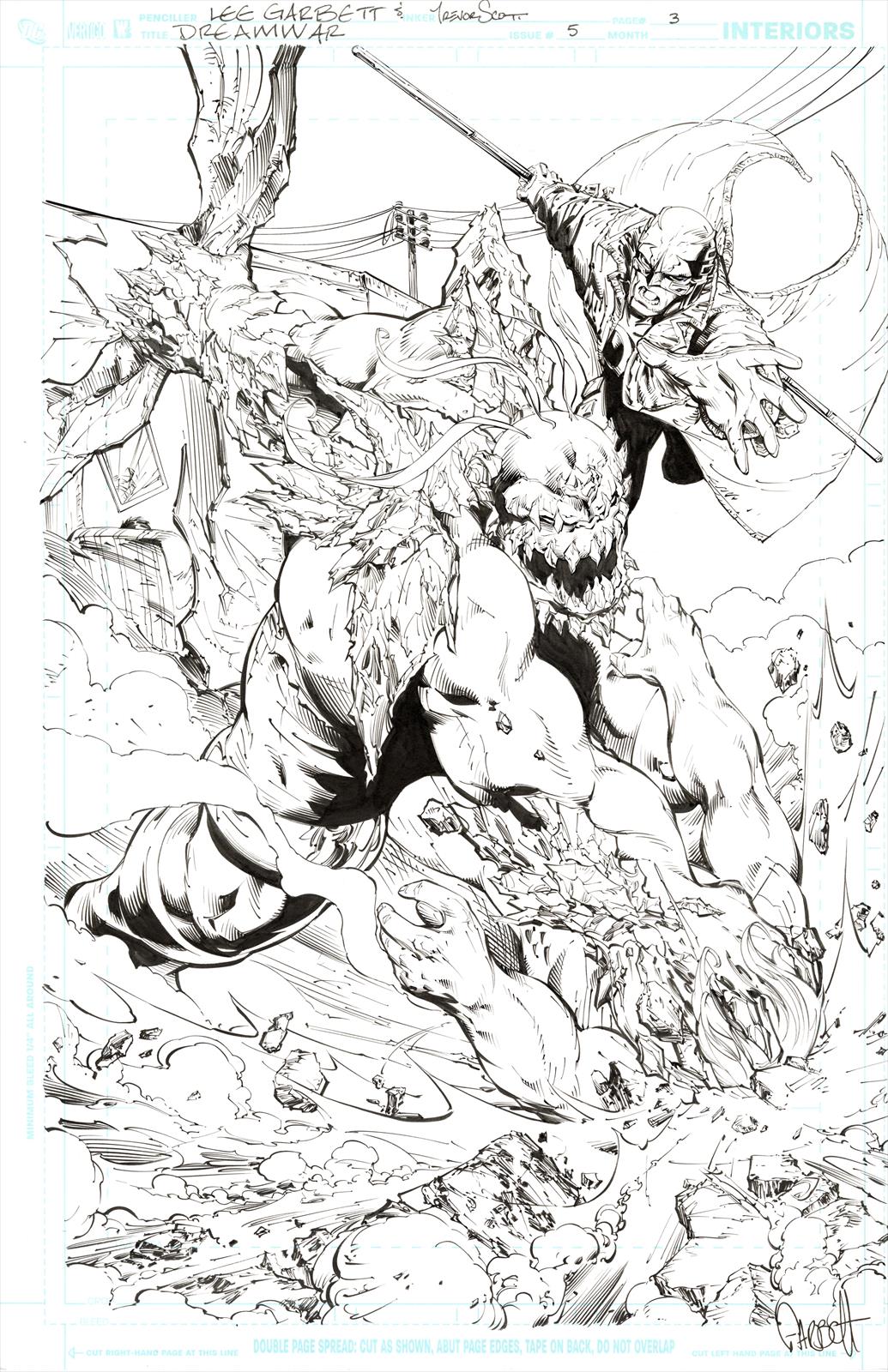Dreamwar #5 Page 3 Artist:  Lee Garbett (Penciller) ,  Trevor Scott (Inker) Media Type: Pen and Ink Art Type: Interior Page 