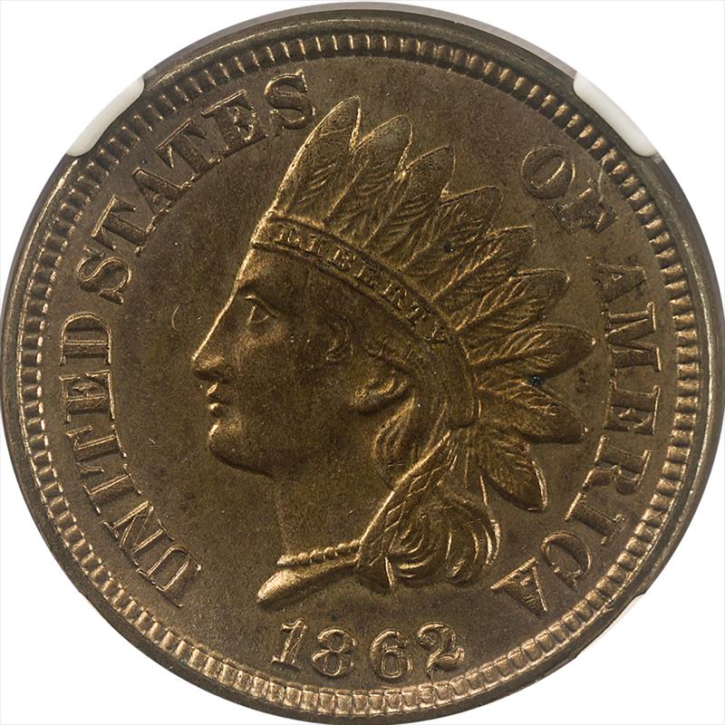 1862 Indian Head NGC MS 62 - Nice Original Coin