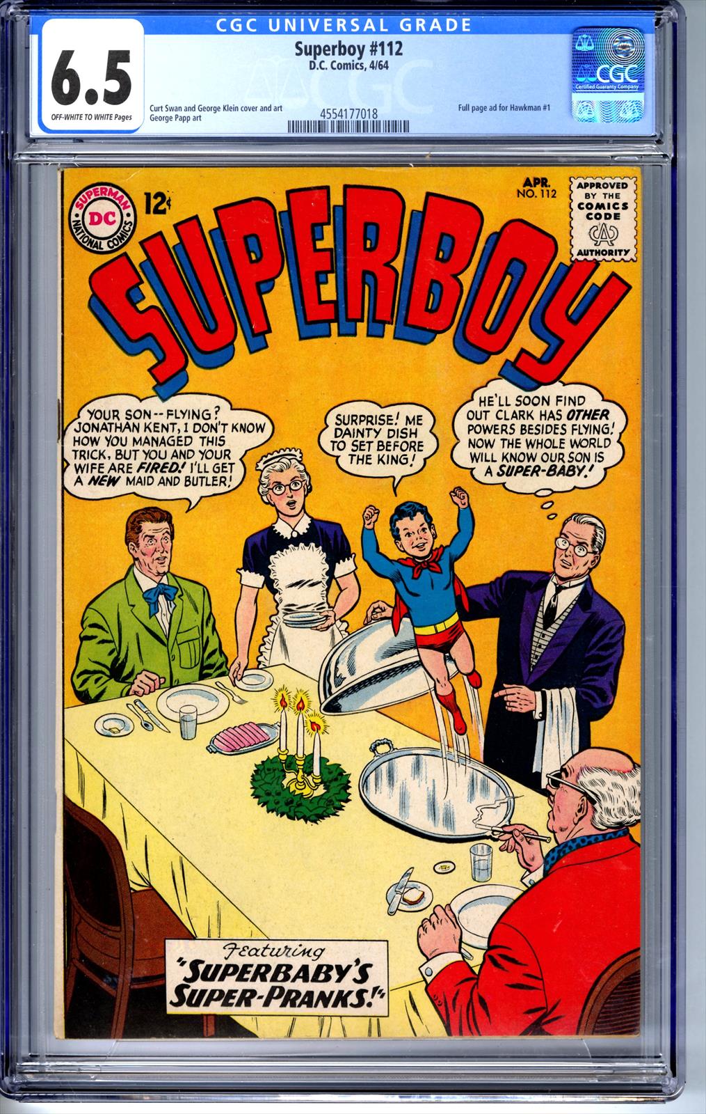 Superboy #112 CGC 6.5 6.5