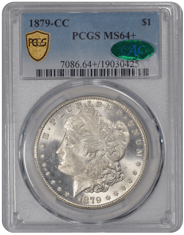 1879-CC Morgan PCGS (CAC) MS 64+
