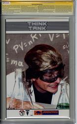 Think Tank: Military Dossier #nn CGC Signature Series 9.6 (Image, 2012) Signed by Matt Hawkins & Rahsan Ekedal 