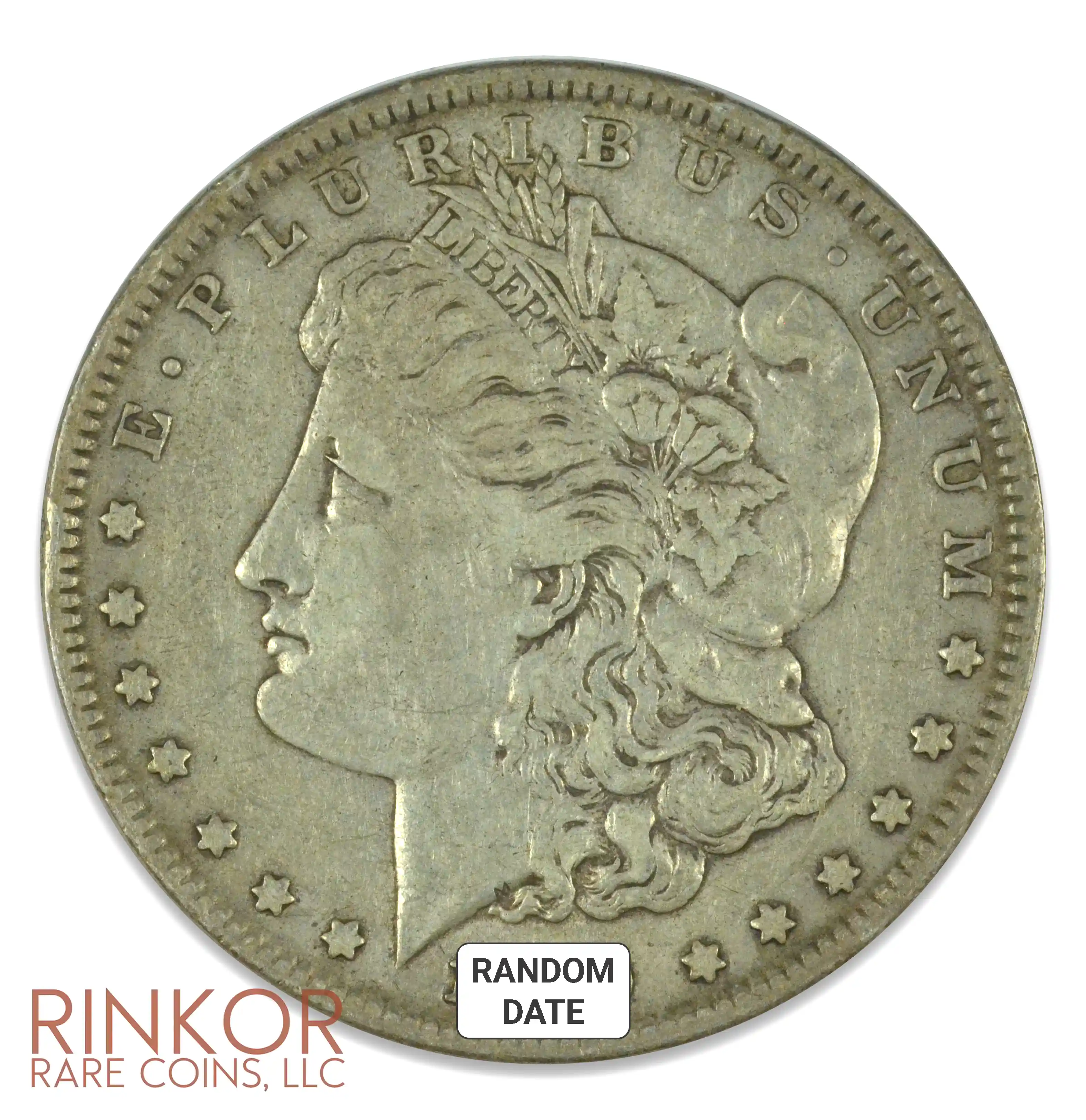 Mixed Date Pre-1921 Morgan Silver Dollar Fine to Very Fine