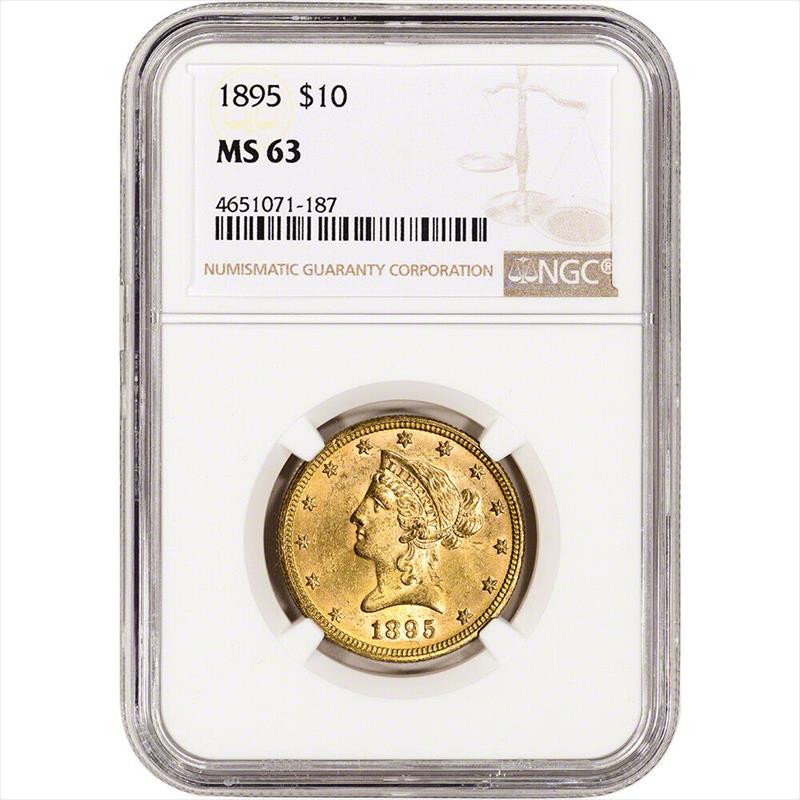 $10 Liberty Head Gold Eagle MS63 (Date Varies) 