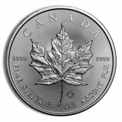 1 oz Canadian Silver Maple Leaf (Year Varies) 
