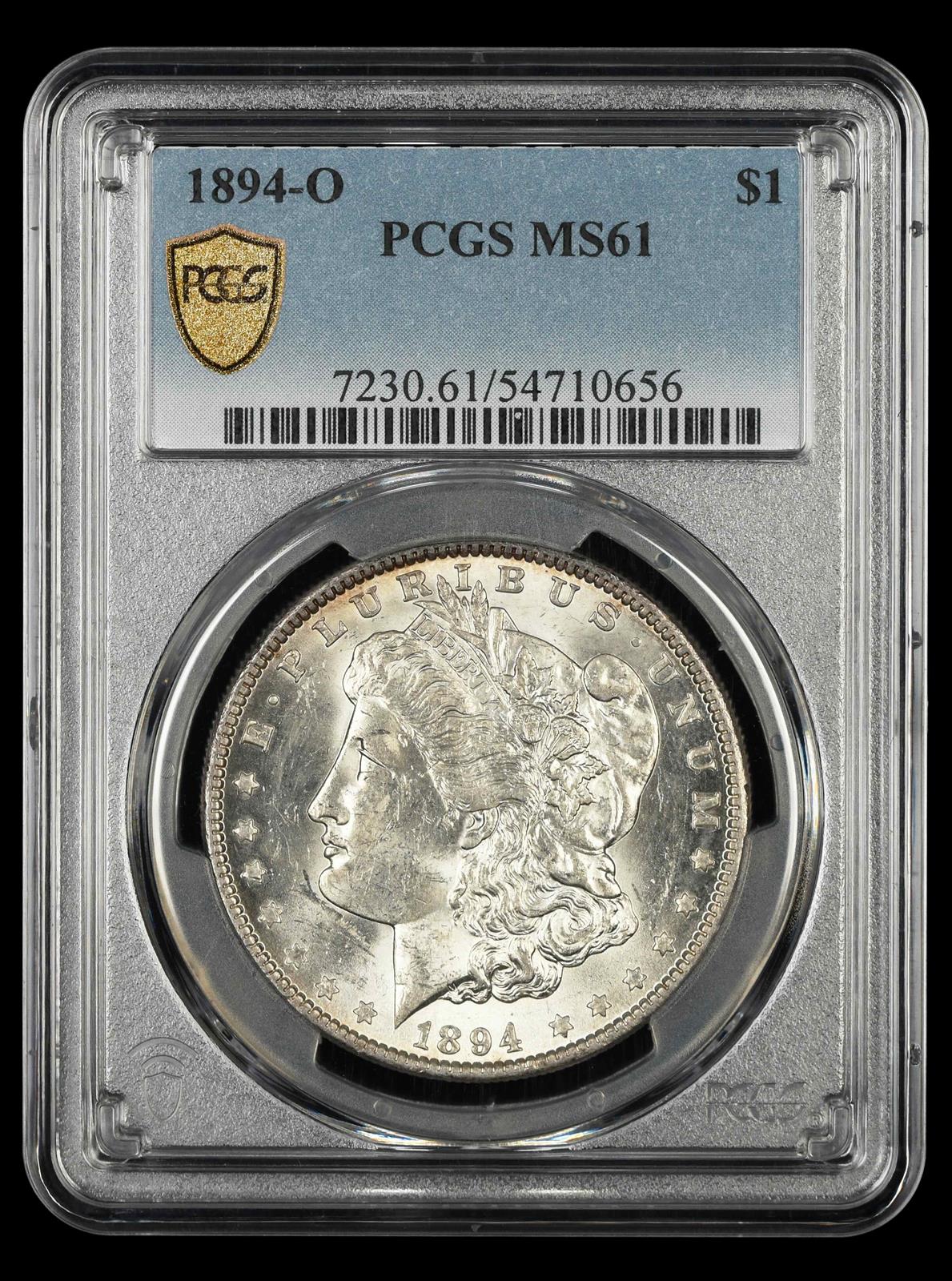 1894 O $1 PCGS MS61