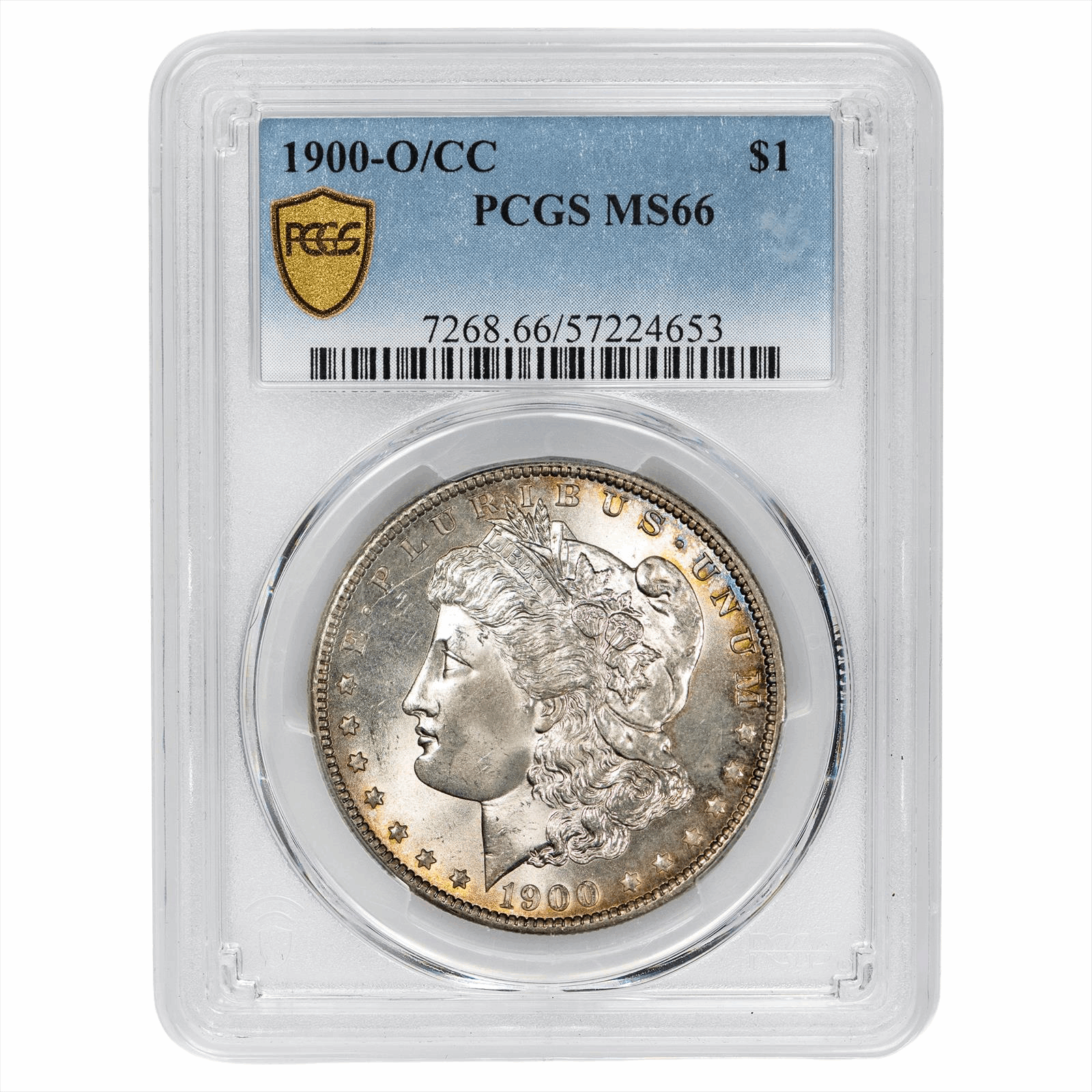 1900-O/CC Morgan Silver Dollar $1 PCGS MS 66