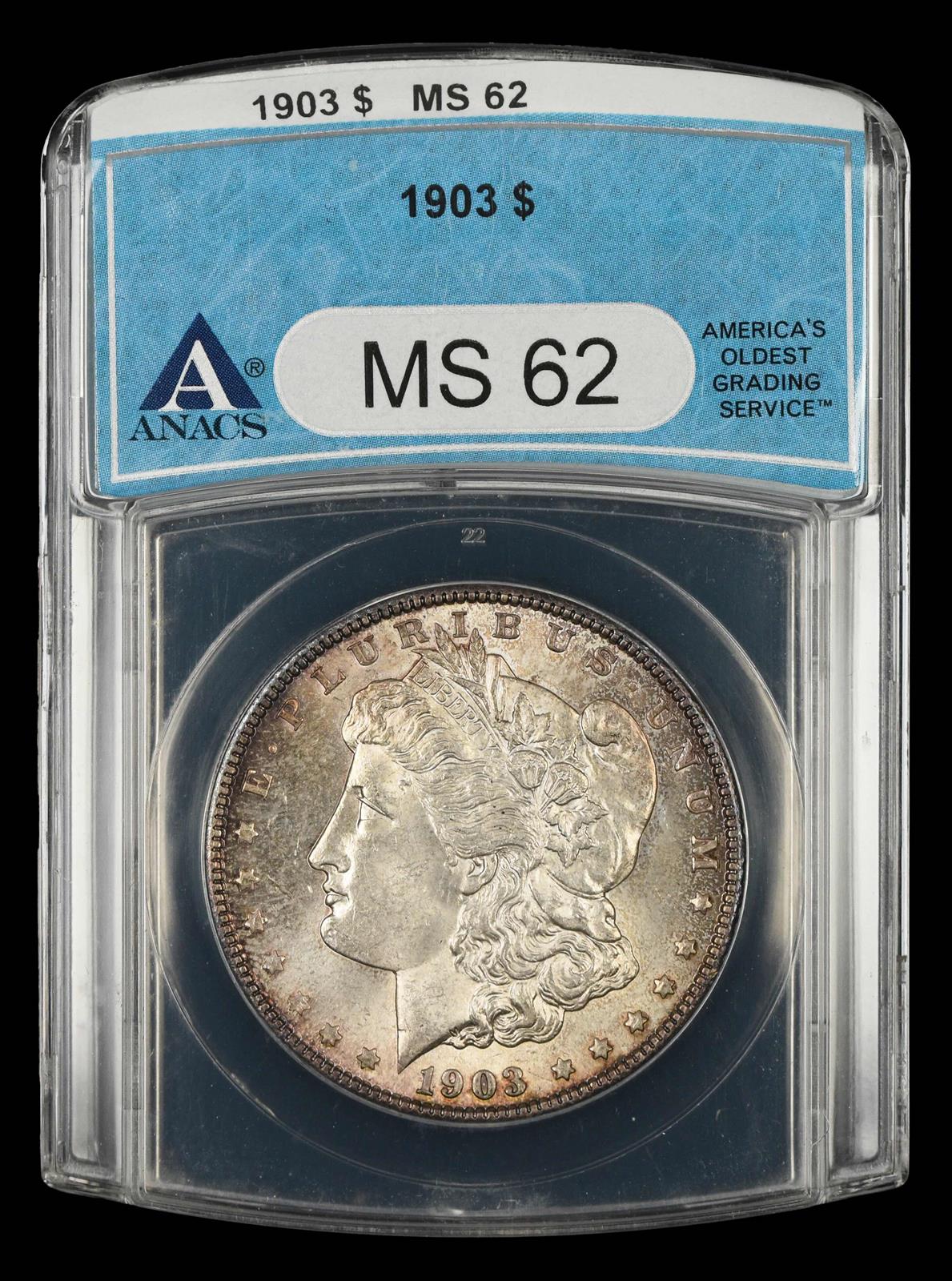 1903 $1 ANACS MS 62