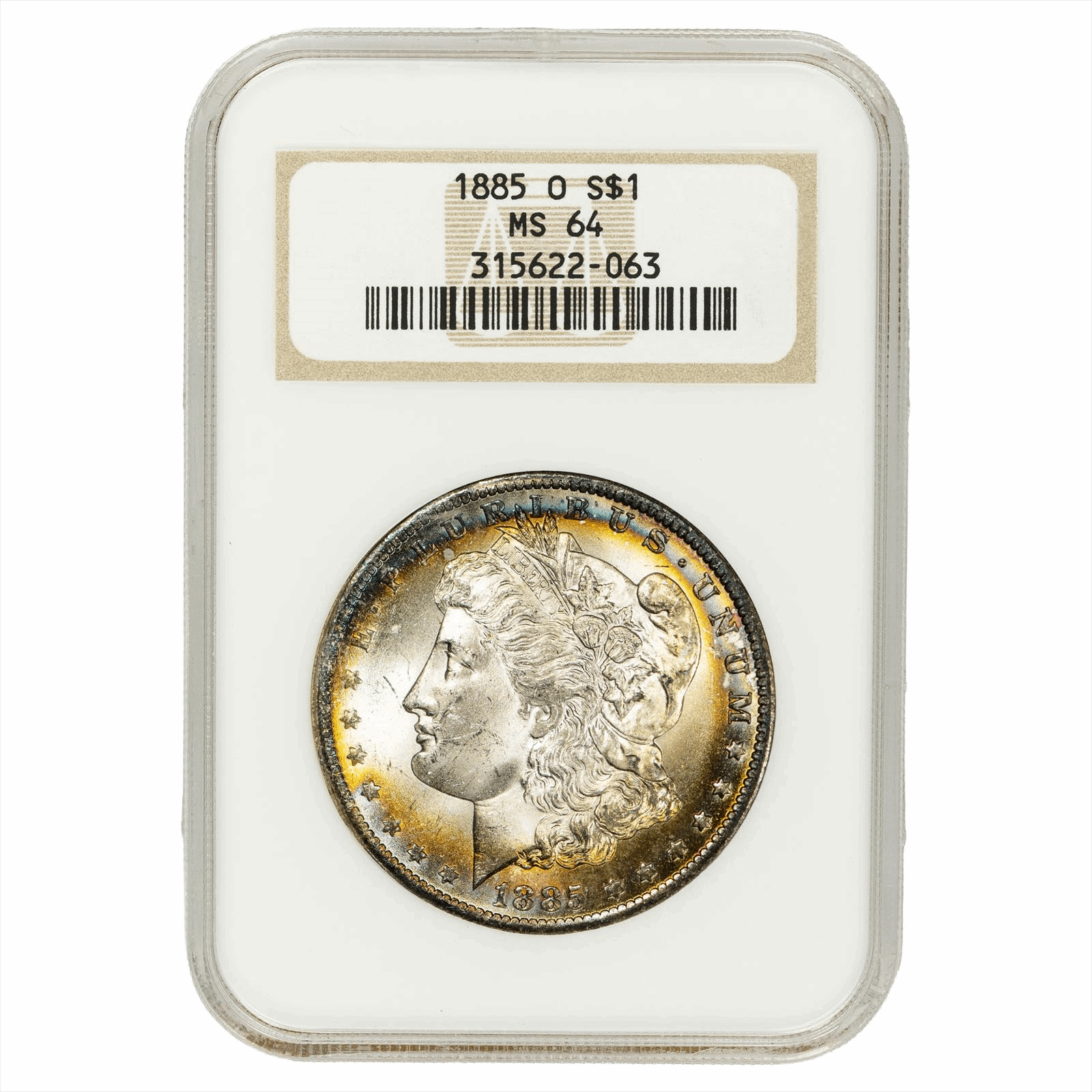 1885-O Morgan Silver Dollar $1 NGC MS 64