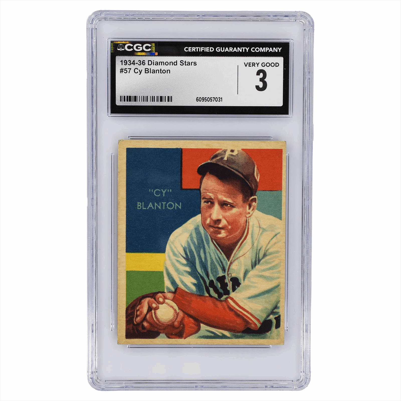 1934-36 Diamond Stars Cy Blanton #57 CGC Very Good 3