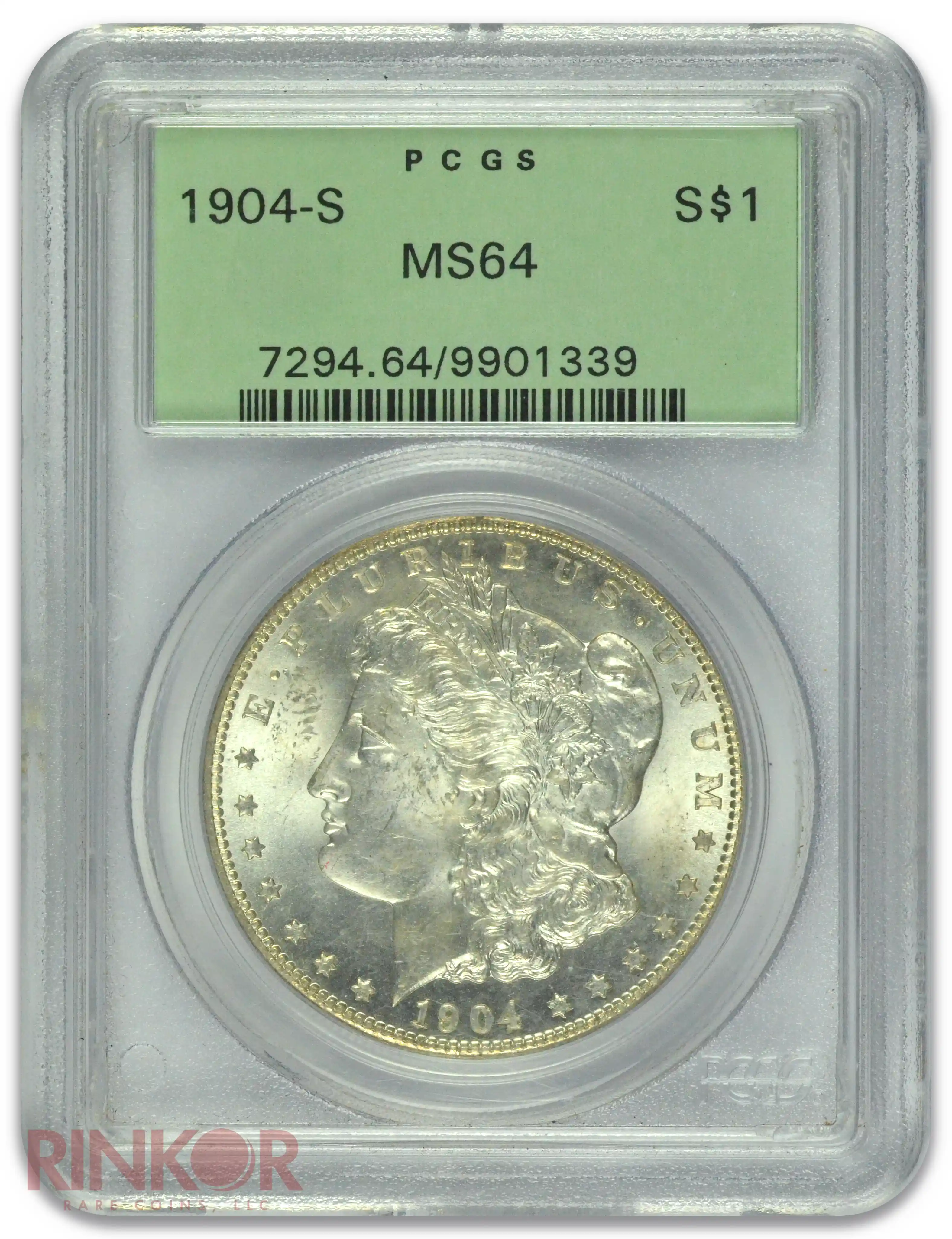 1904-S $1 Morgan Dollar PCGS MS 64