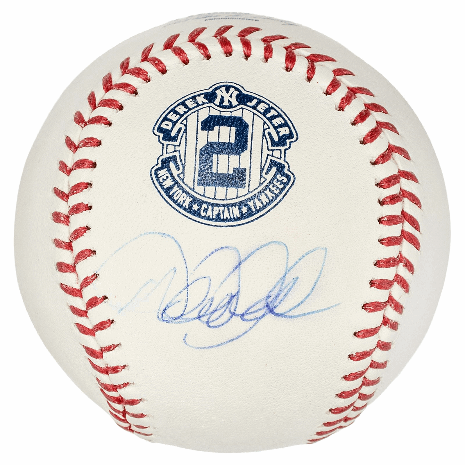Derek Jeter Autographed Baseball Final Season MLB Certified 