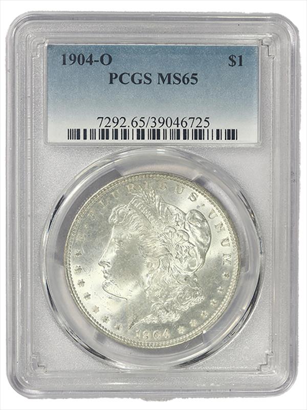 1904-O $1 Morgan Silver Dollar - PCGS MS65 - Nice White Coin! Well-Struck!