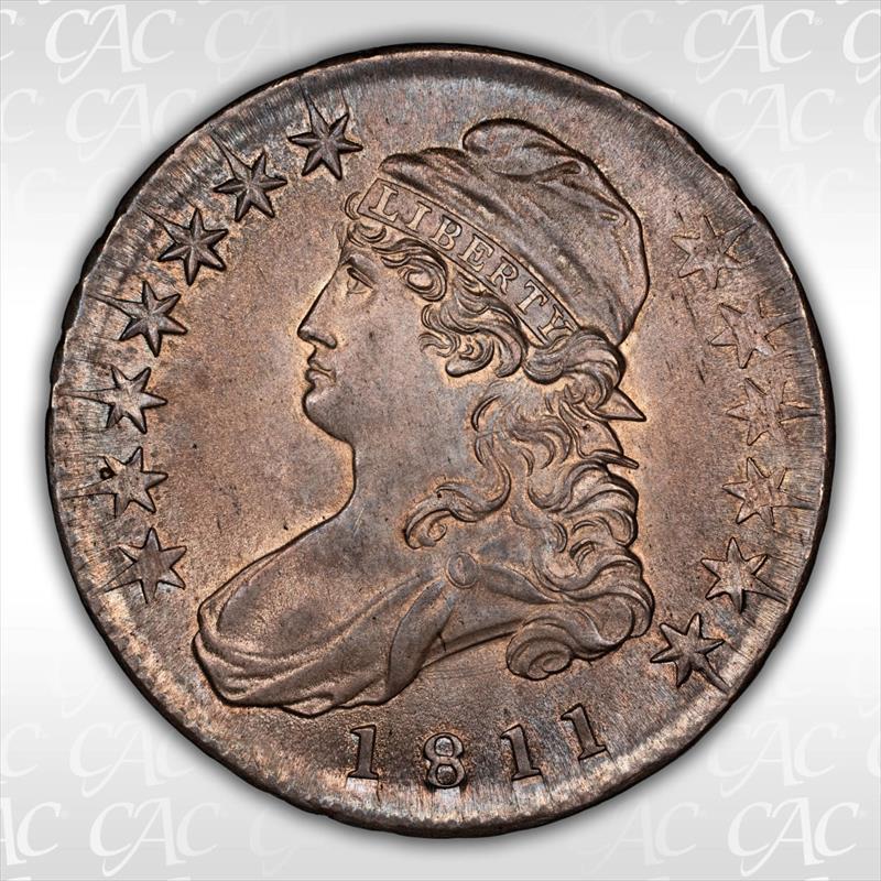 1811 Small 8 50C CACG MS 65