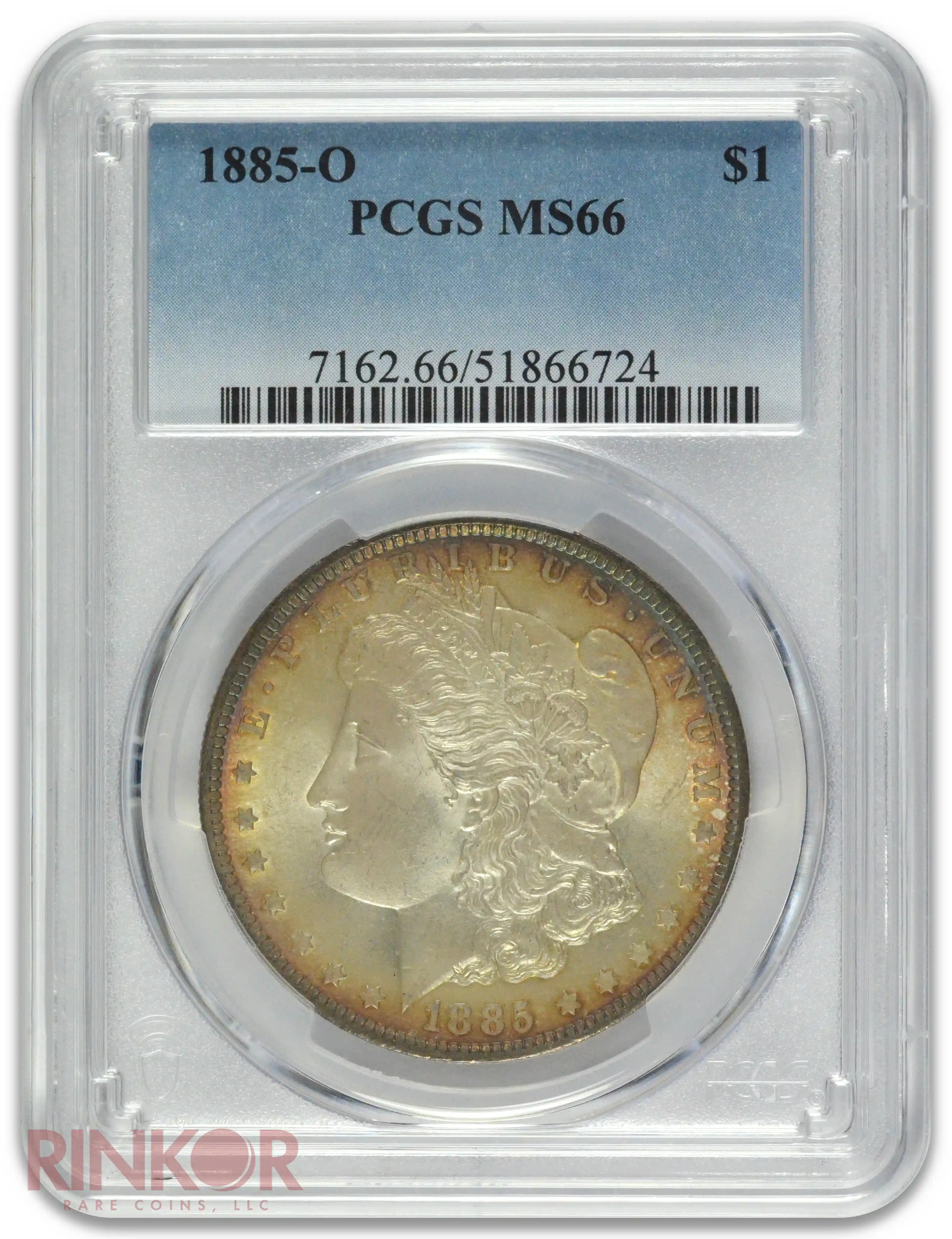 1885-O $1 PCGS MS 66