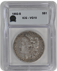 1892 Morgan ICG VG 10