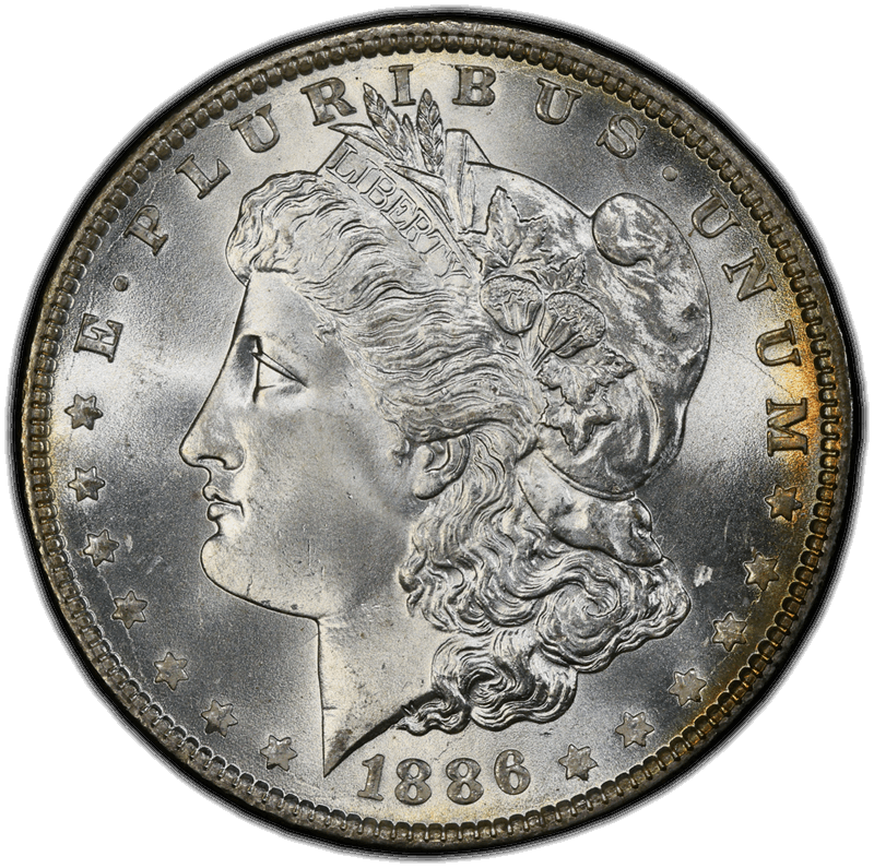 1886 $1 PCGS MS 67+ CAC
