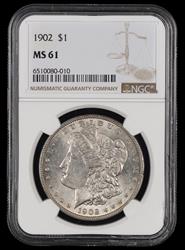 1902 $1 NGC MS61 MS61