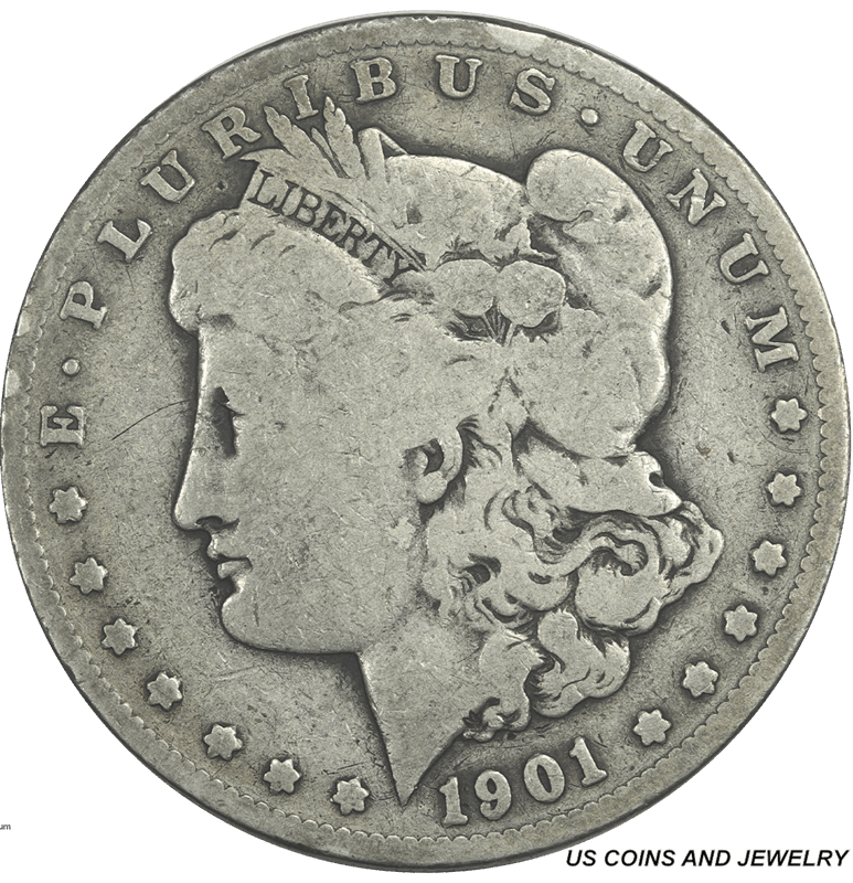 1901-S Morgan Silver Dollar $1 G Good