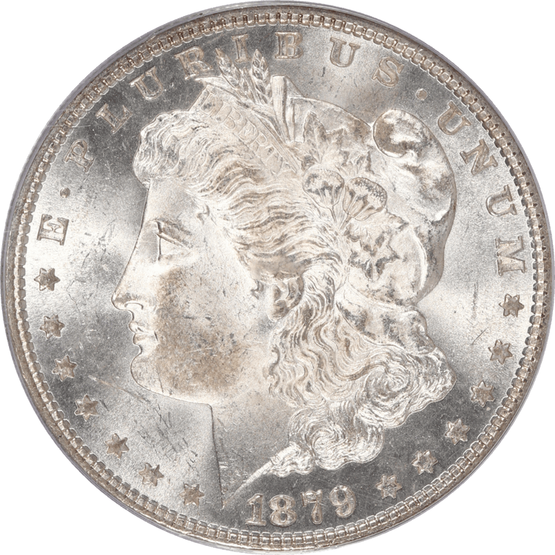 1879 Morgan Silver Dollar $1 PCGS MS64