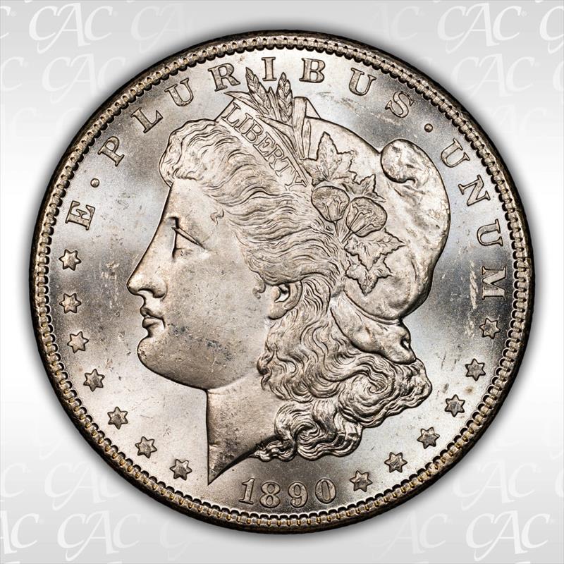 1890-CC $1 CACG MS 64