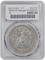 1879-CC Morgan PCGS VF