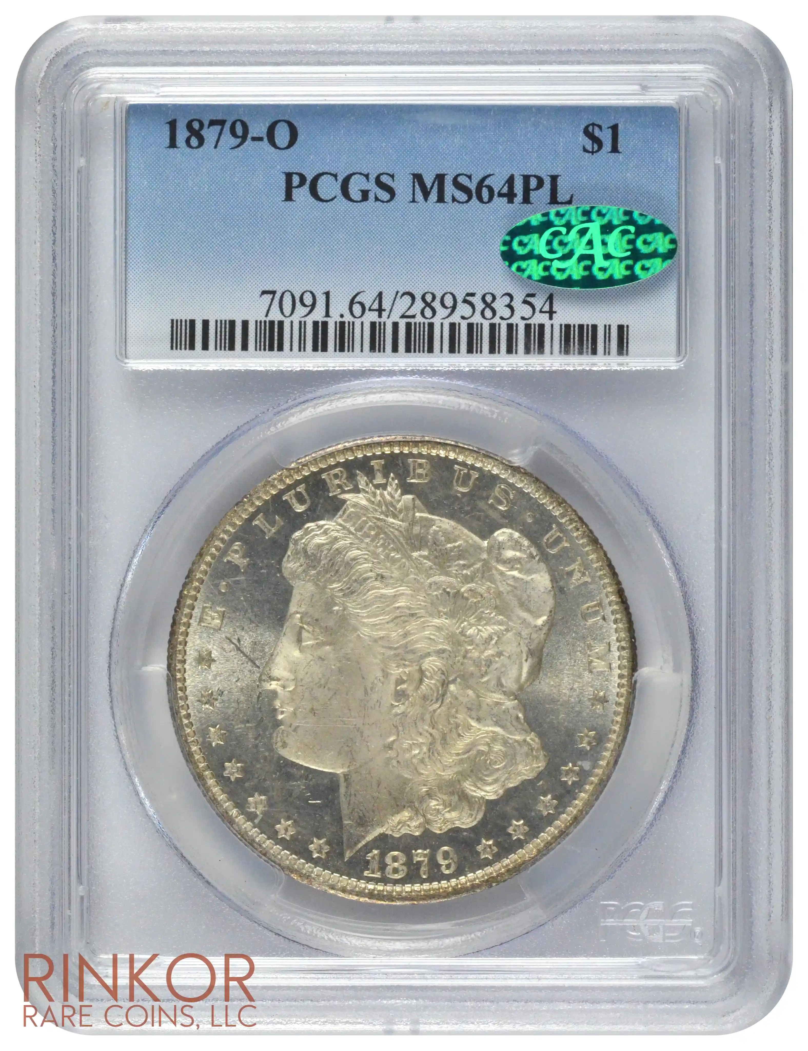 1879-O $1 PCGS MS 64 PL CAC