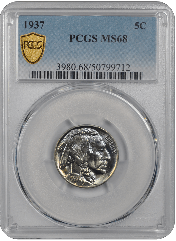 1937 Buffalo PCGS MS 68