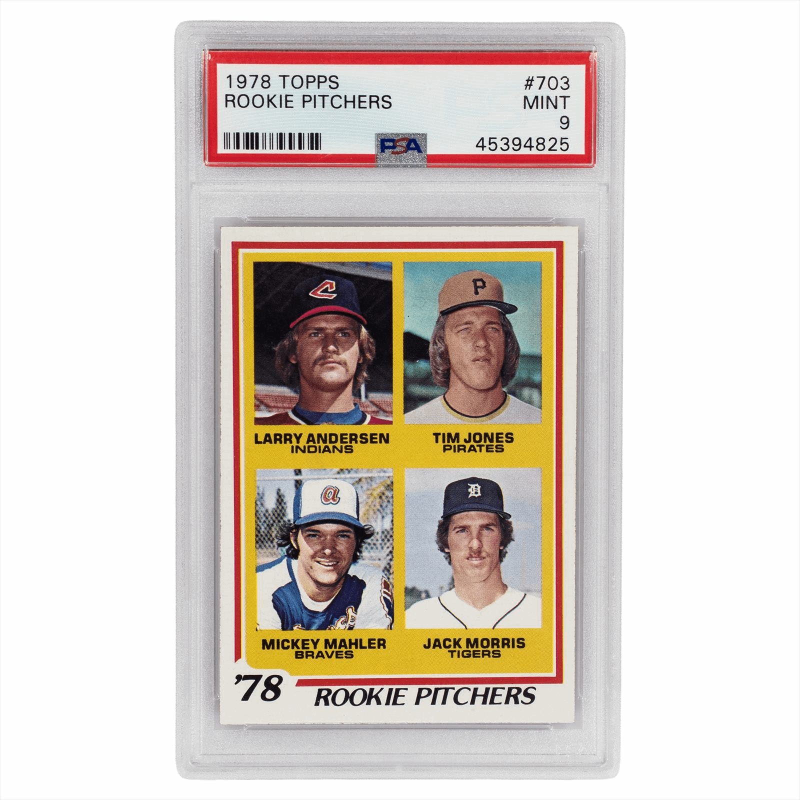 1978 Topps Rookies Pitchers #703 PSA MINT 9