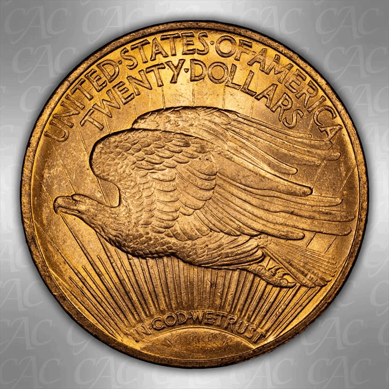 1922 $20 CACG MS 63