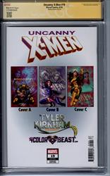 Uncanny X-Men #19 Marvel Comics 8/19 Signed by Tyler Kirkham CGC Signature Series 9.6