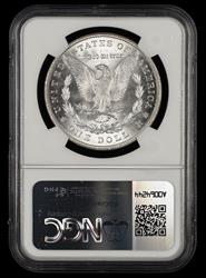 1887 VAM 12A DDO Gator & Clash Top 100 $1 Bill Fivaz Signature Label NGC MS 67
